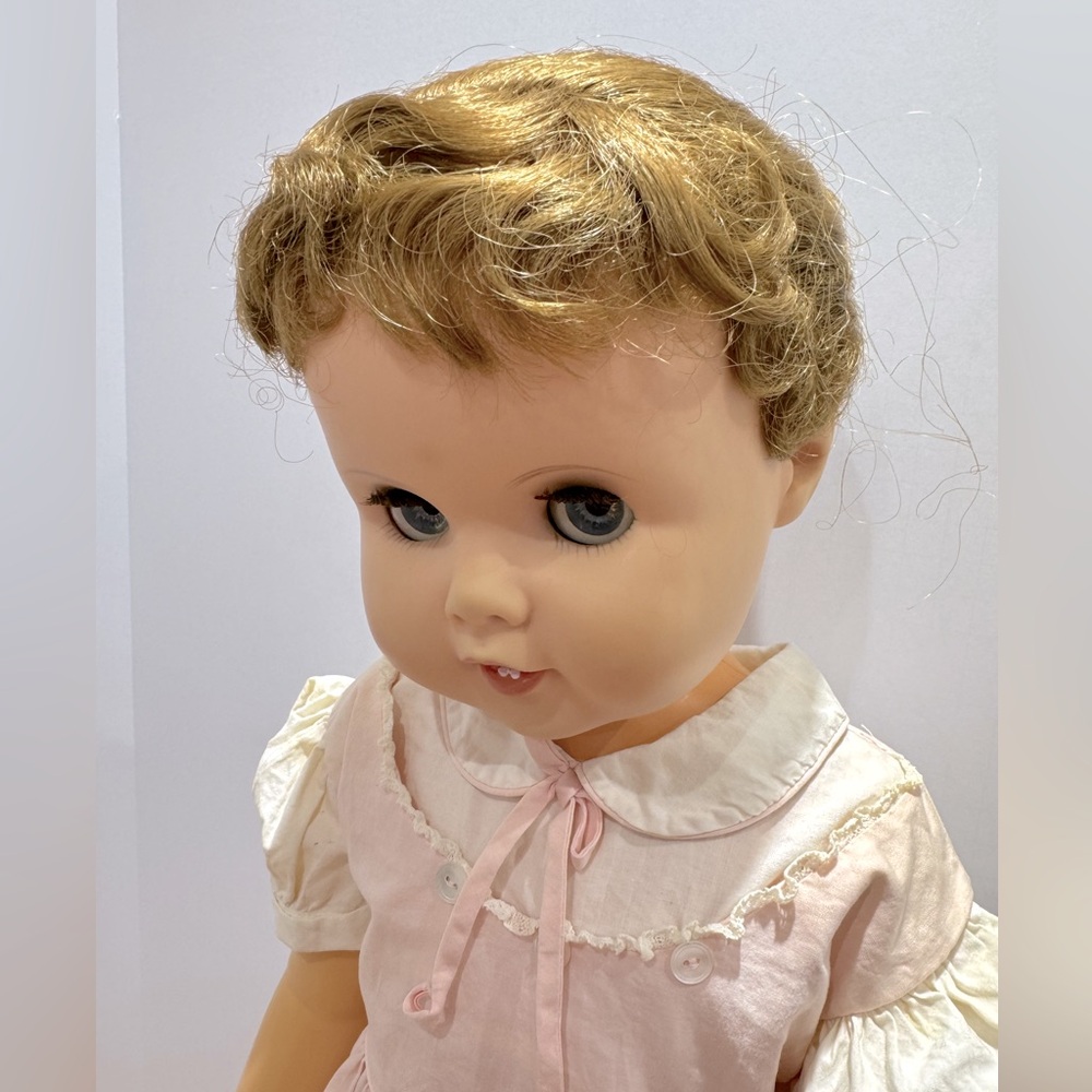Vintage 30 inch stamped American Made 1960 Toodles Doll Non-walker - Picture 2 of 15